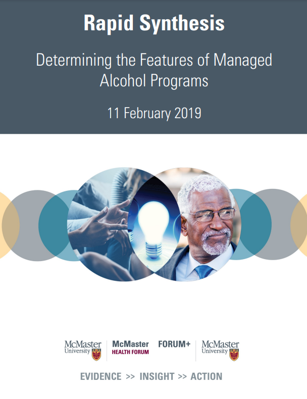 'Determining the Features of Managed Alcohol Programs' report cover
