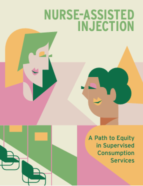 Cover page, illustrated image of two individuals with SCS.
