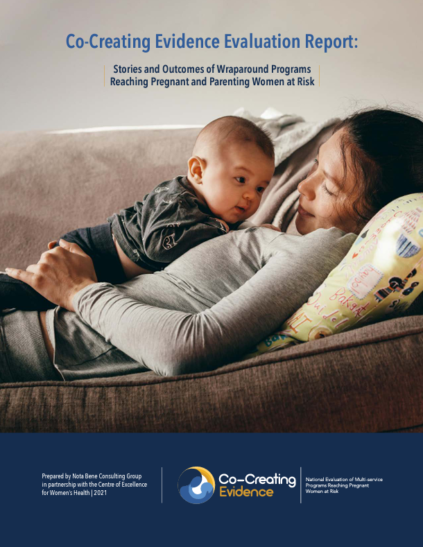 Cover page. Baby resting on the chest of an adult.