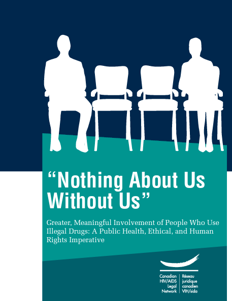Cover page with outline of people in a waiting room.