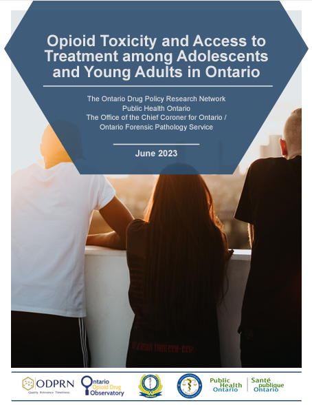 Cover page. Photo of back of teens and young adults at sunset with title of document. 