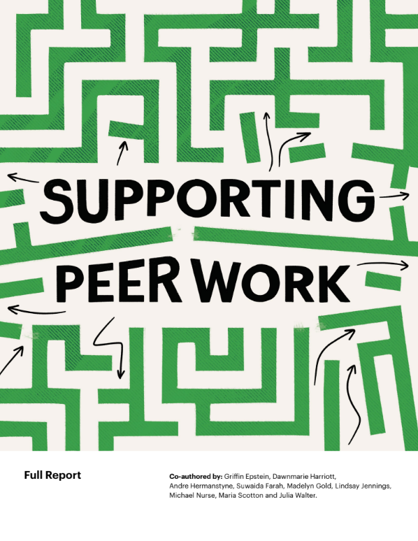 cover page of document with title of document with maze design. 